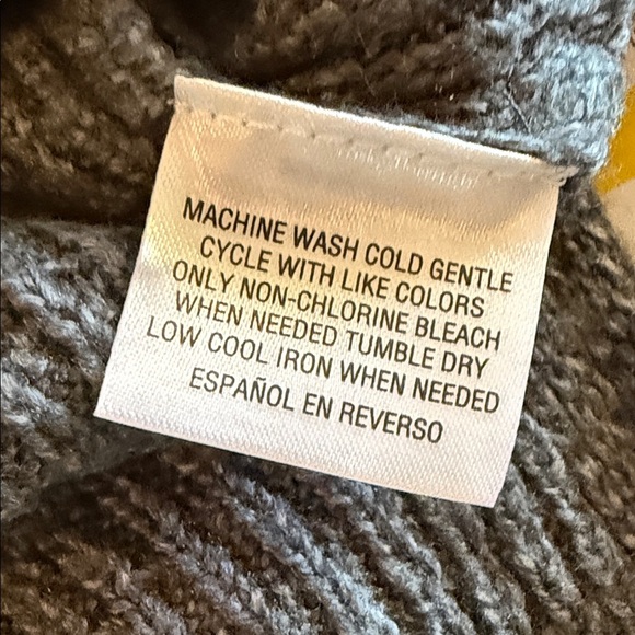 Style & Co. steel Grey Heather Cowl Neck Sweater NWT PM - Picture 10 of 15